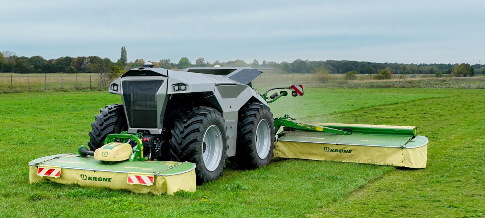 Førerløs traktor fra Lemken og Krone får fronthydraulikk