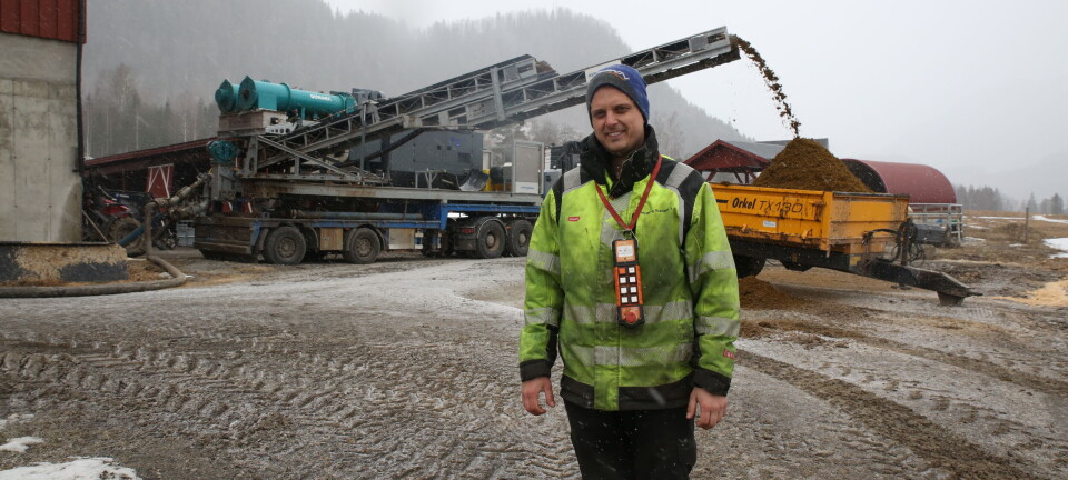 Denne riggen kan separere 150 kubikk gjødsel i timen