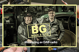 Montering av DAB-radio