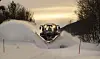 Snørydding med plog og Valtra i Oppdal