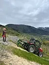 Massey Ferguson 3708 F i frukthagen