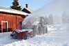 Snøfreser på gardsvei