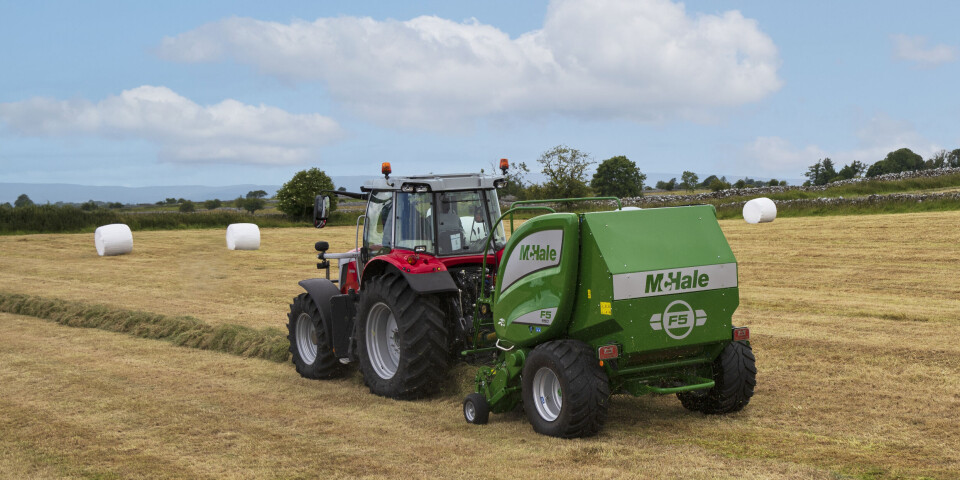 Dette er de offisielle grasnyhetene på Agroteknikk McHale F5-550