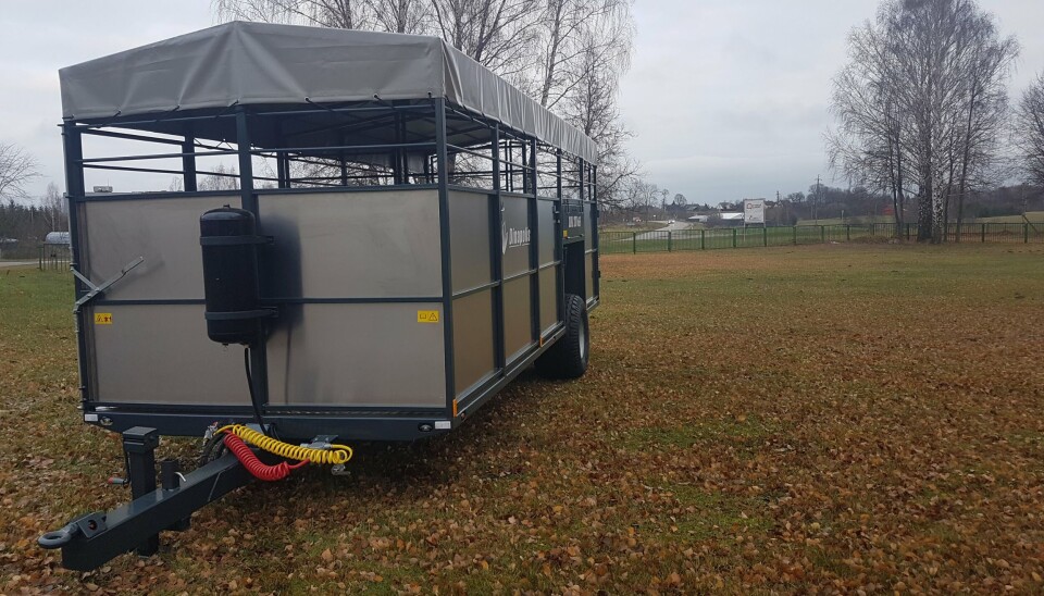 Diverse offisielle nyheter som kommer på Agroteknikk dyretransportvogn