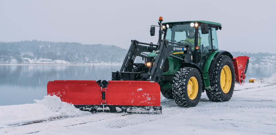 Tokvam City vikeplog traktor med vikeplog