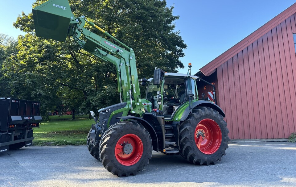 Fendt 620 er vinner av Toty MidPower 2025. Fendt 620 på Bygdø kongsgård i sommer.