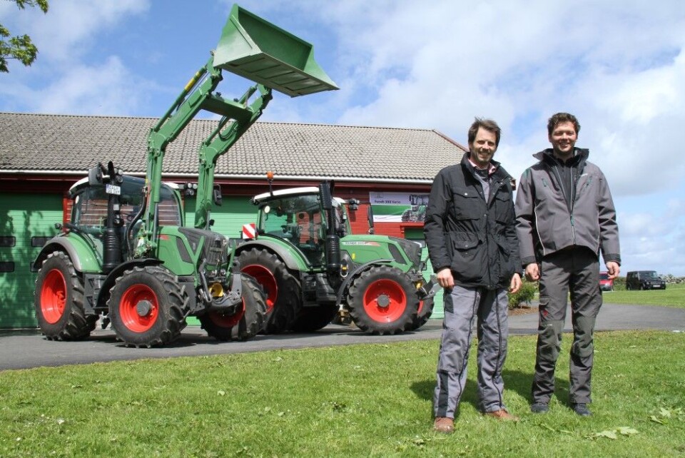 Jørgen Skjelin viste fram nye Fendt 313 Vario på Norgesturne.