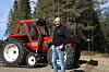 Knut Henning Ruud med sin Fiat 980 DT