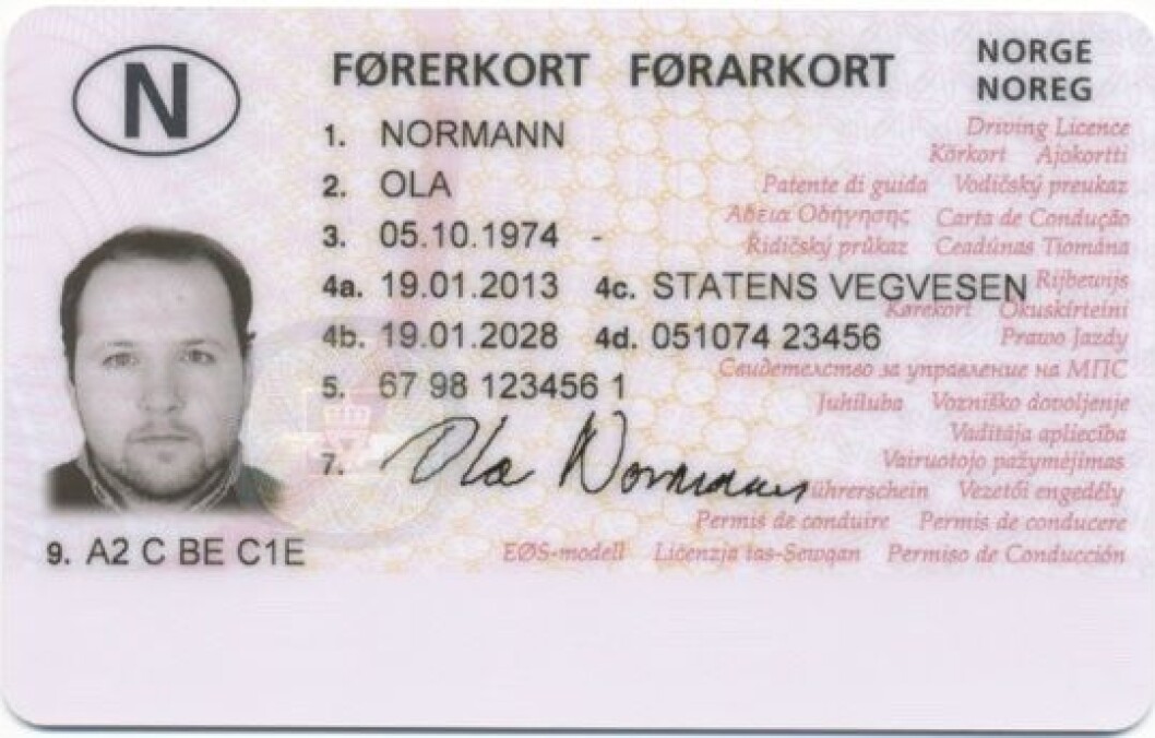 Førerkort 2013 Førerkort 2013