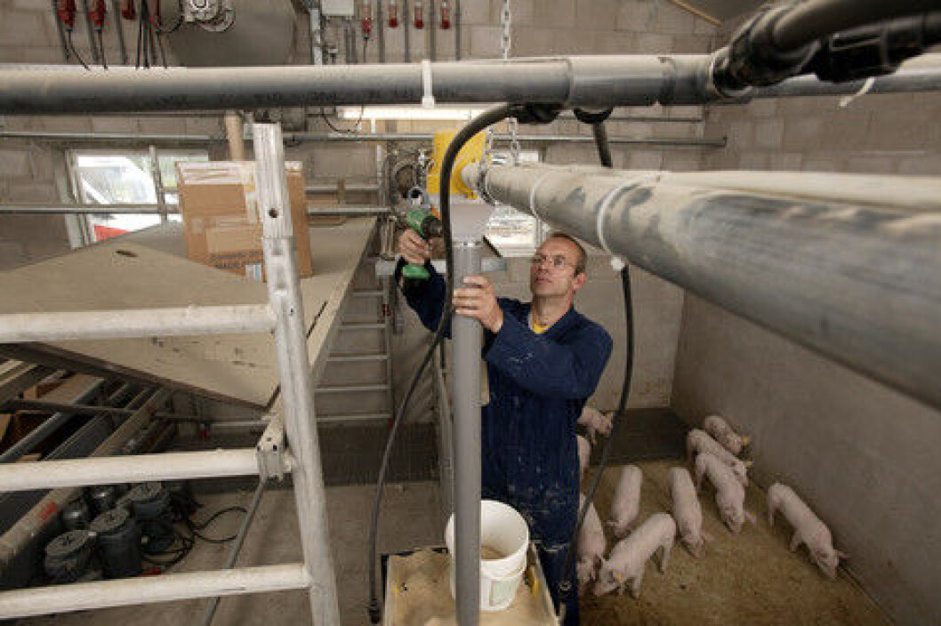Grisefjøs, el-installasjon Grisefjøs, el-installasjon
