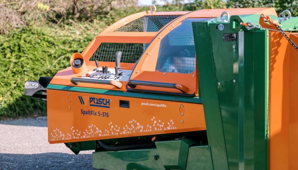 SpaltFix S-376 vil vises fram på Dyrsku'n. Posch vedmaskin