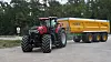 Case IH Optum med gul Josking henger