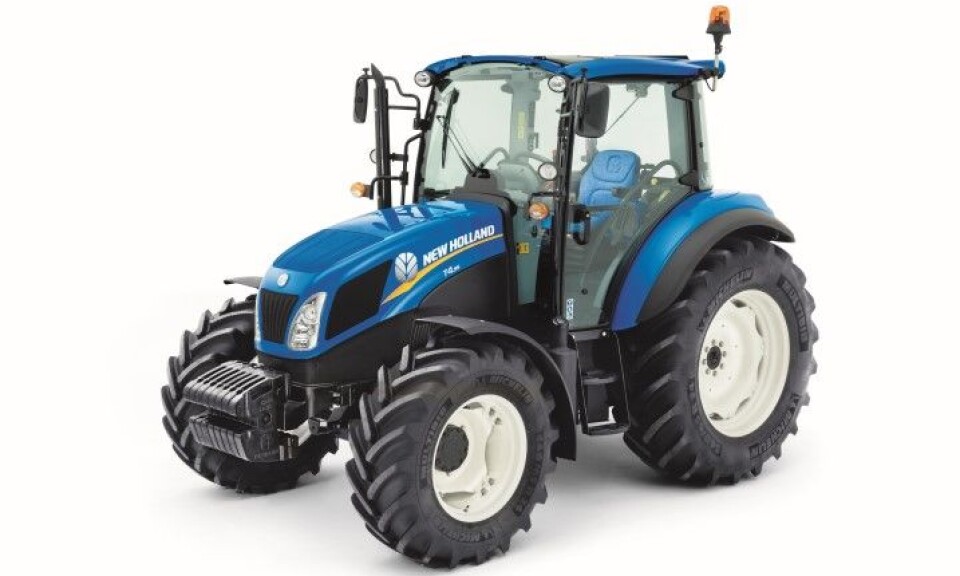 New Holland T4 skal ut på turné. Produktbilde av New Holland T4