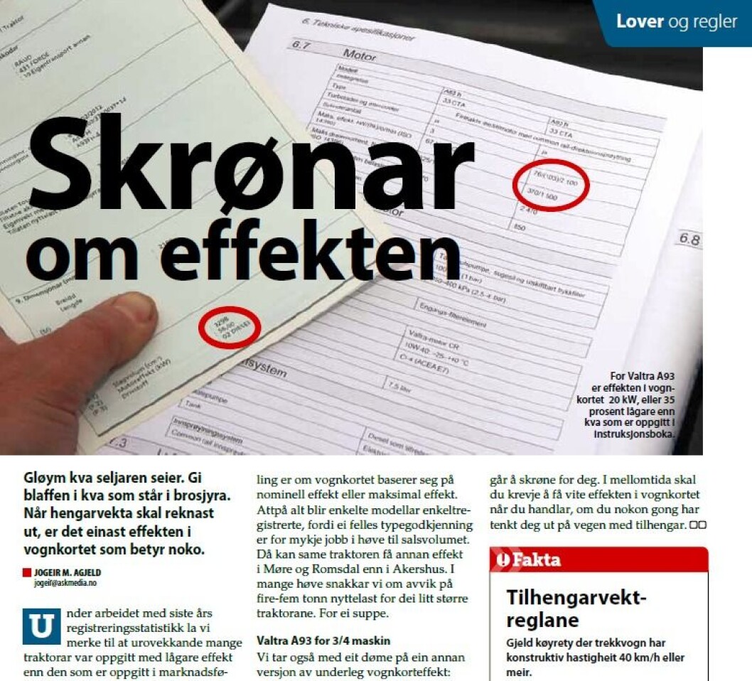 skrønar om effekten skrønar om effekten