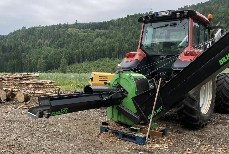 Effektiv vedmaskin nummer to