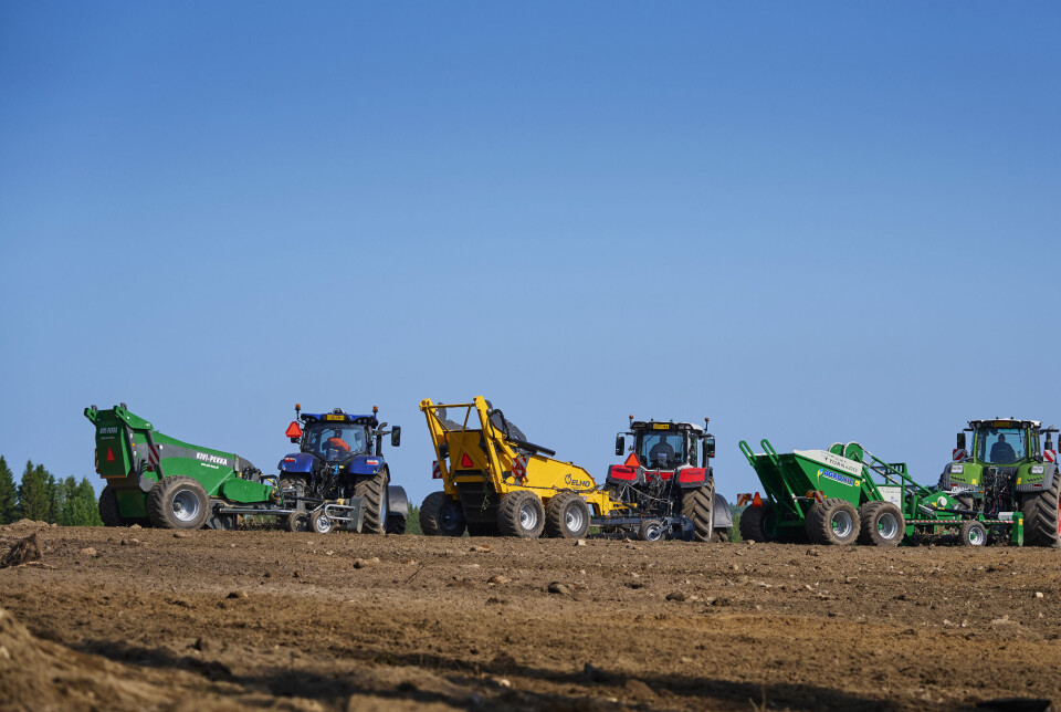 Slik er steinplukkerne i bruk