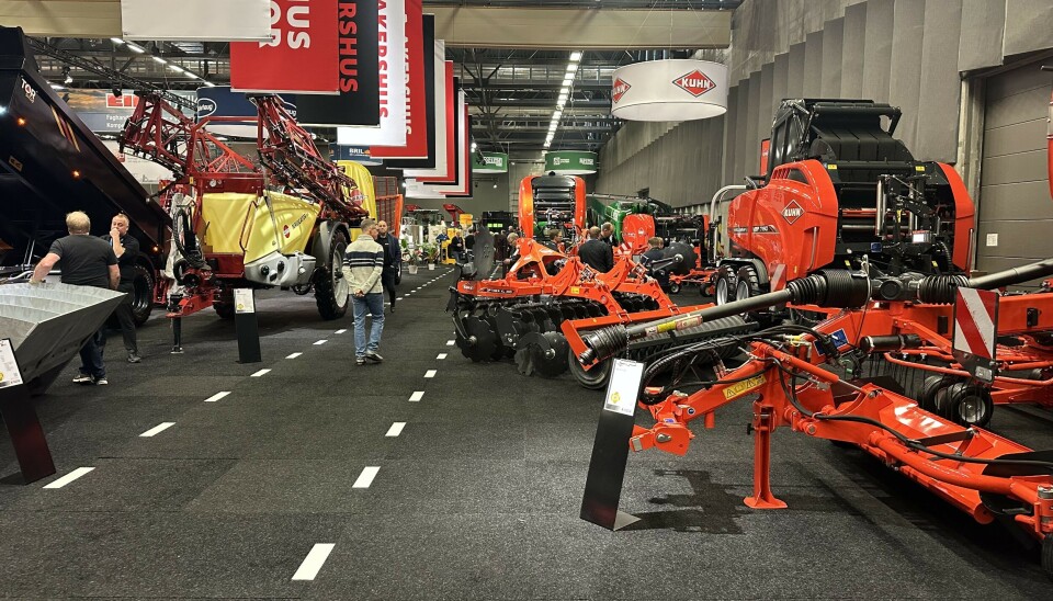 Agrovisjon 2025 har åpnet dørene. En av hallene på Agrovisjon 2025