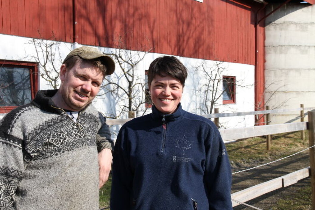 Torill og Frode Fallet på Austmo gård Torill og Frode Fallet på Austmo gård
