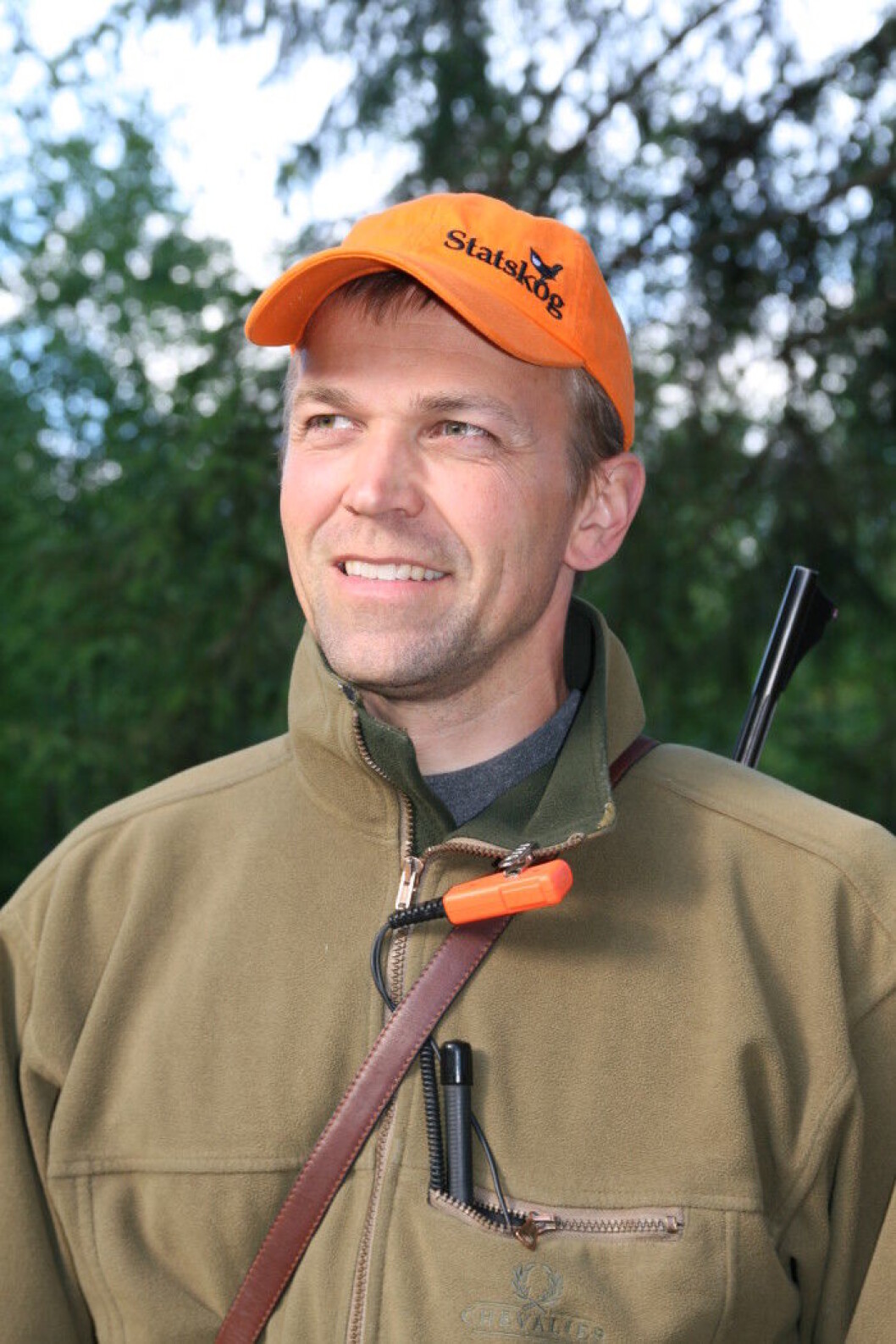 Jeger med oransje cap Jeger med oransje cap