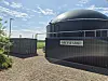 Biogassanlegg.