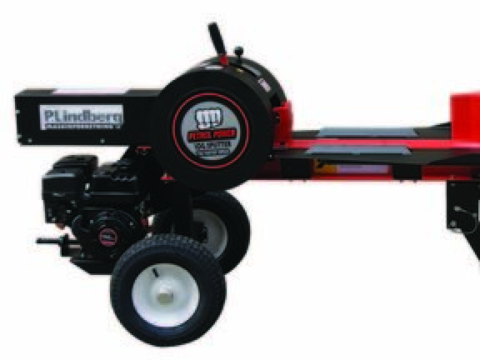 Den mobile vedkløyveren PL Plus, alias Turbo.