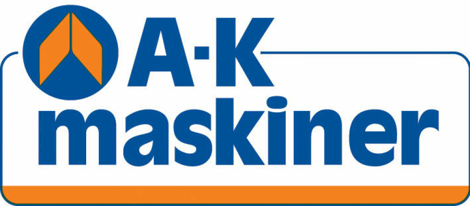 A-K maskiner logo