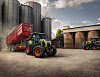 Traktor med henger.