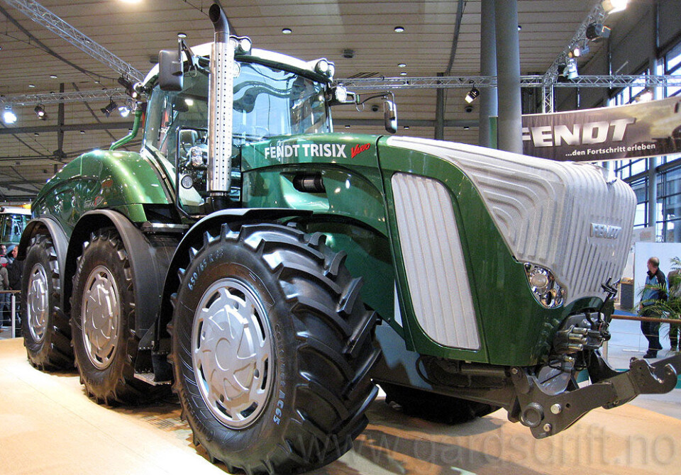 Sekshjulingen Fendt TriSix fotografert på Agritechnica 2007.