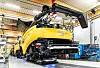 Fra fabrikken i Zedelgem der høstemaskinene til New Holland blir produsert.