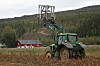 Traktor med småsmart ordning