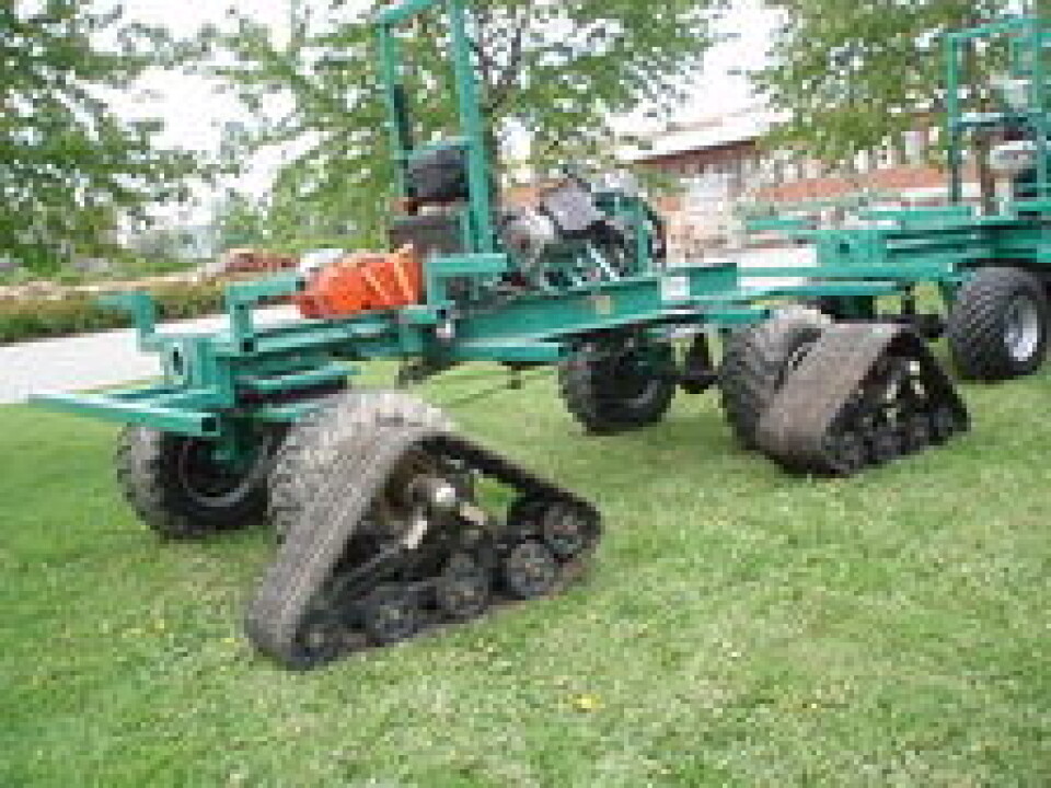 Fem norskproduserte traktorer til Senegal