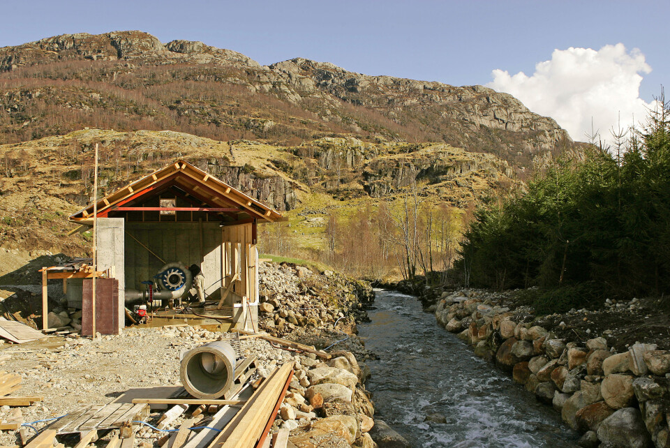 turbin i småkraftverk