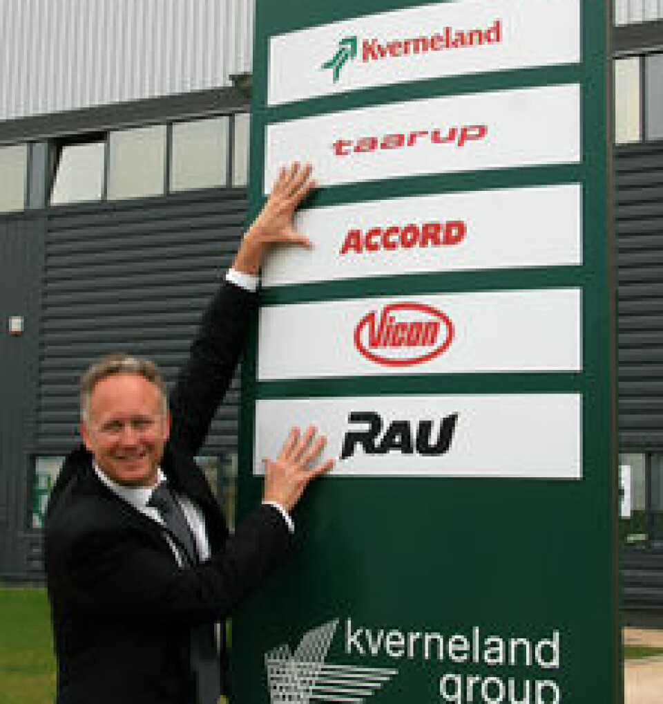 Arild Gjerde, markedsdirektør i Kverneland.