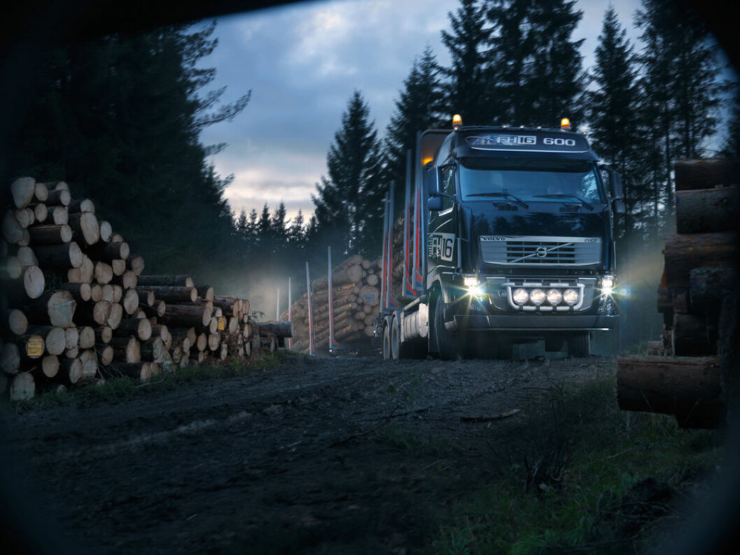 Volvo FH16-600 tømmerbil