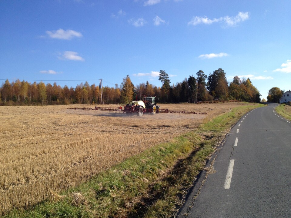 Midler mot ugras blir brukt i så og si alle vekstene.