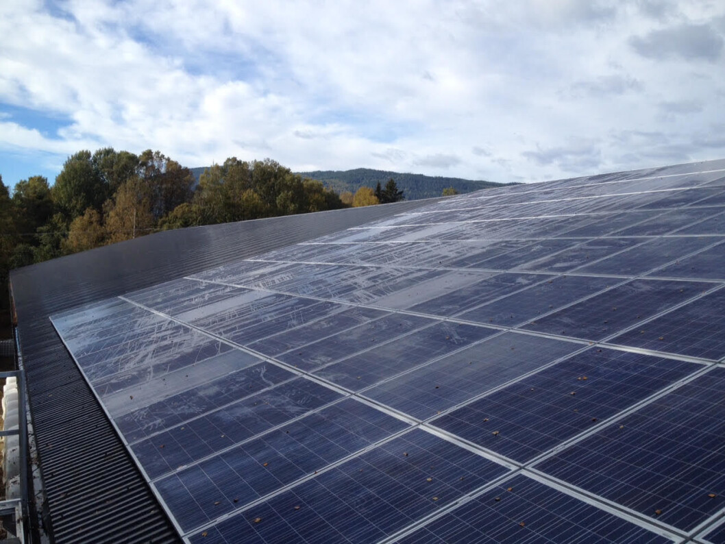 Solcelleanlegget på Minne Gård, Norges første på gard. Installasjonen levert av Solel as og Nordic Solar. Foto: Solel Solcelleanlegget på Minne Gård, Norges første på gard. Installasjonen levert av Solel as og Nordic Solar. Foto: Solel