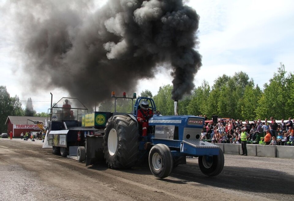 Klart for traktorsport på Kirkenær