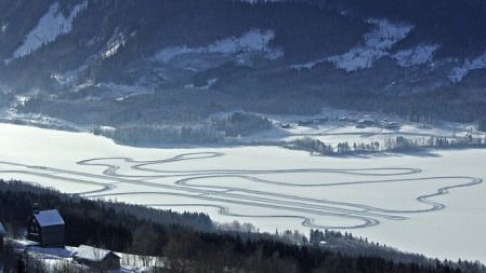 Isbanen på Losnavatnet