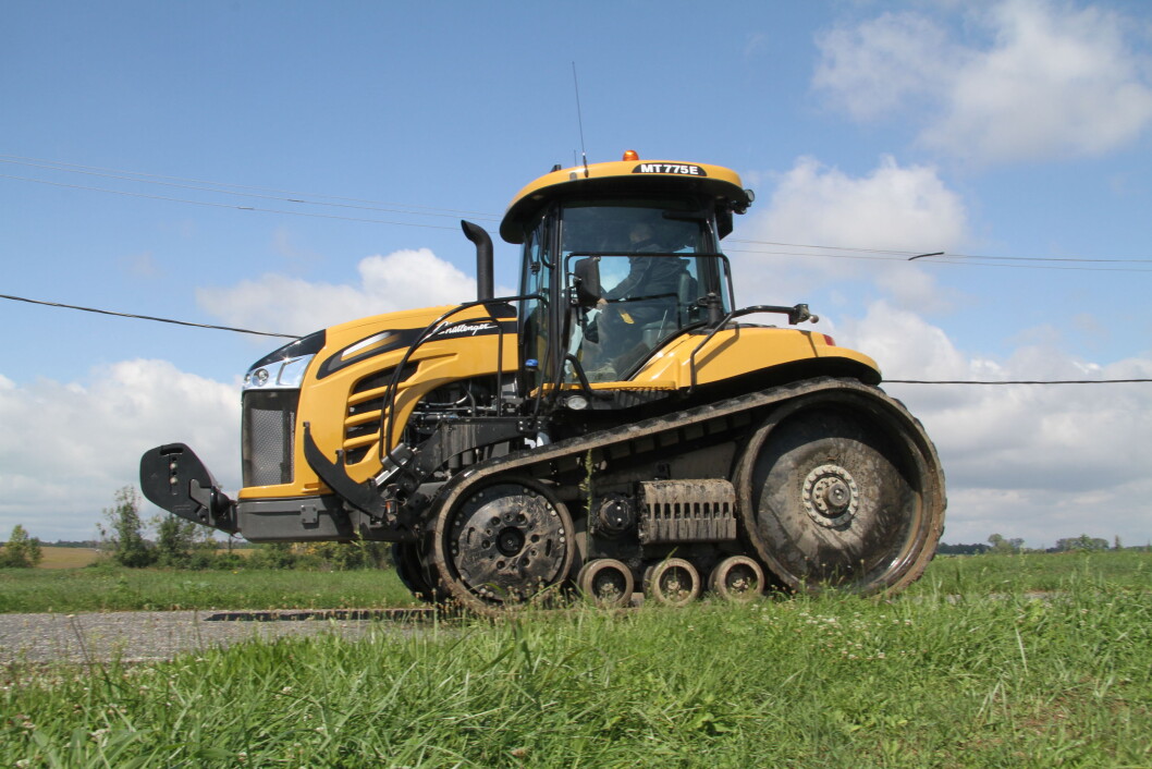 Challenger MT775E, med finskprodusert sjusylindret rekkemotor. Foto: Håkon Bjerke Challenger MT775E, med finskprodusert sjusylindret rekkemotor. Foto: Håkon Bjerke