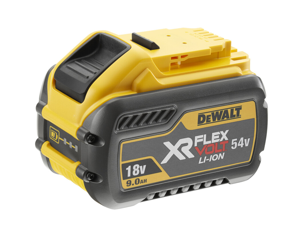 54V-batteri fra Dewalt. 54V-batteri fra Dewalt.