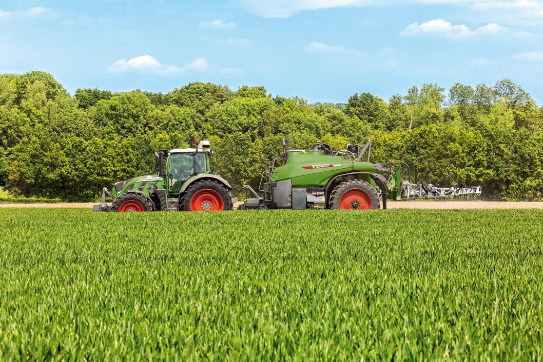Fendt og Rogator 300. Foto: AGCO Fendt og Rogator 300. Foto: AGCO