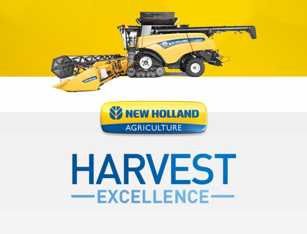 New Hollands nye tresker-app, Harvest Excellence.