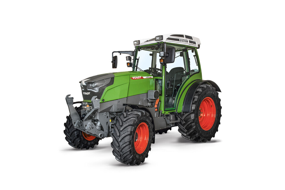 Studiobilde av Fendt e100