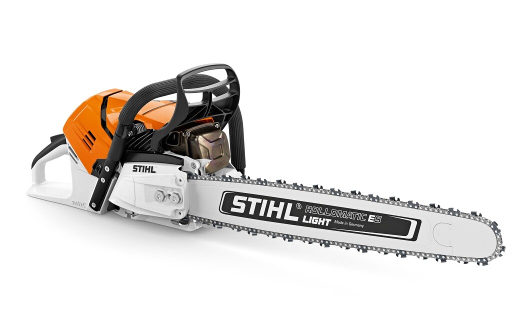 Stihl lanserer MS 500i, motorsag med direkte innsprøyting. Pressefoto Stihl lanserer MS 500i, motorsag med direkte innsprøyting. Pressefoto