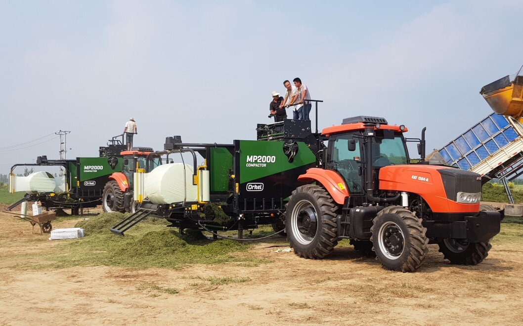 Orkel Compactor MP2000 i drifta i Kina. Foto: Orkel Orkel Compactor MP2000 i drifta i Kina. Foto: Orkel