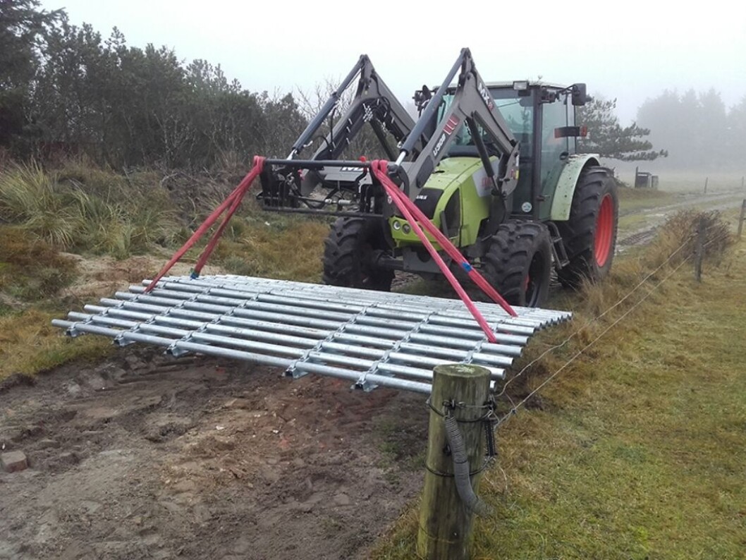 Poda reklamerer med verdens første mobile ferist. Foto: produsenten Poda reklamerer med verdens første mobile ferist. Foto: produsenten