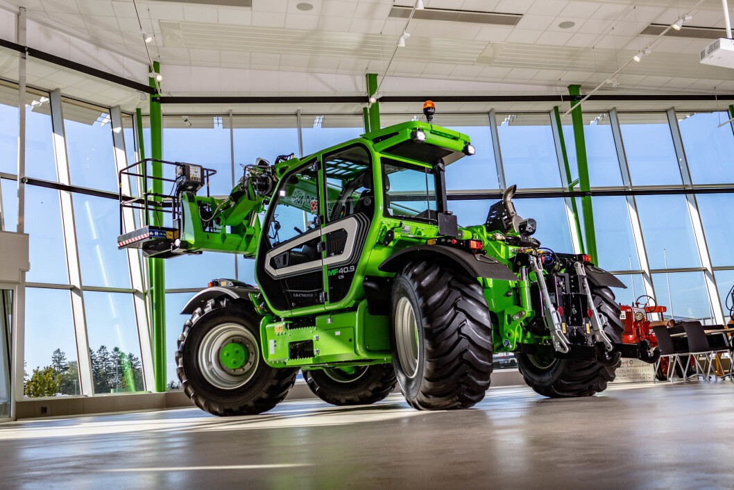 Merlo Multifarmer 40.9 vil gjerne ta opp kampen med landbrukstraktoren gjennom sin allsidighet. Foto: produsenten Merlo Multifarmer 40.9 vil gjerne ta opp kampen med landbrukstraktoren gjennom sin allsidighet. Foto: produsenten