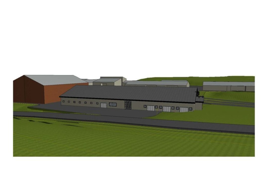 Endelig skal fjørfenæringa få sitt eget forskningsbygg. Illustrasjon: NMBU Endelig skal fjørfenæringa få sitt eget forskningsbygg. Illustrasjon: NMBU