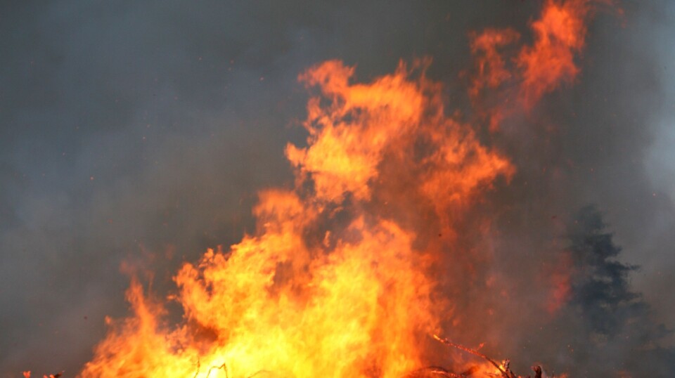 Bønder bidrar med brannslukking