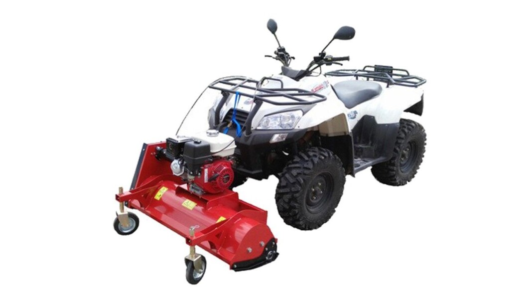 Rykov har redskaper til ATV. Rykov har redskaper til ATV.